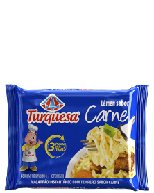 Macarrão Instantâneo com tempero sabor carne