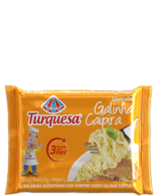 Macarrão Instantâneo com tempero sabor galinha caipira