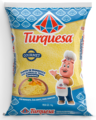 Farofa de Mandioca com Açafrão da Terra